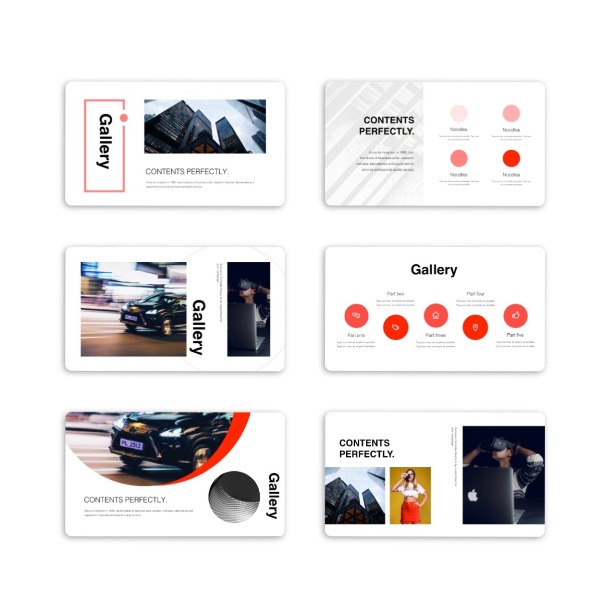 Red Energy Presentation Template