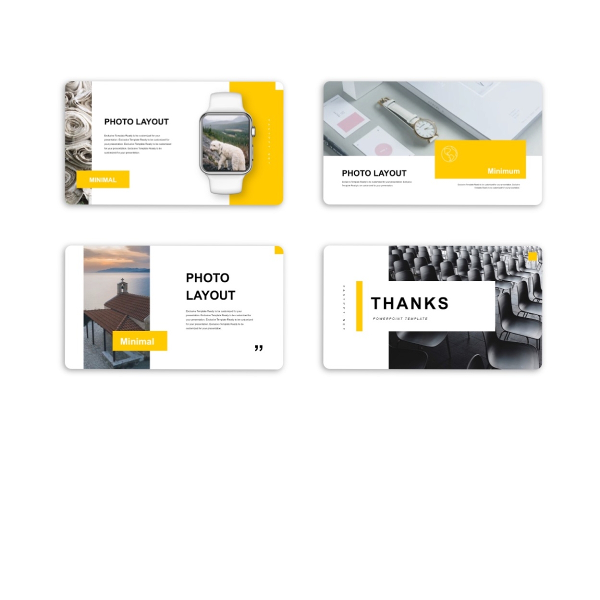 Google Slides-3 in 1 Minimal Creative Professional PowerPoint Template