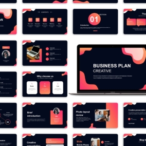 Business Report Light Color Presentation Template