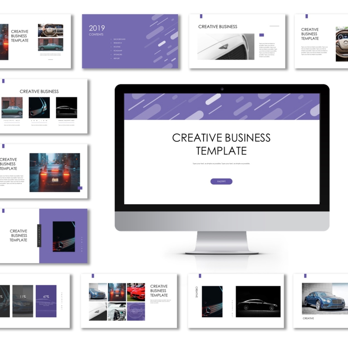 Creative Report Business Presentation Template