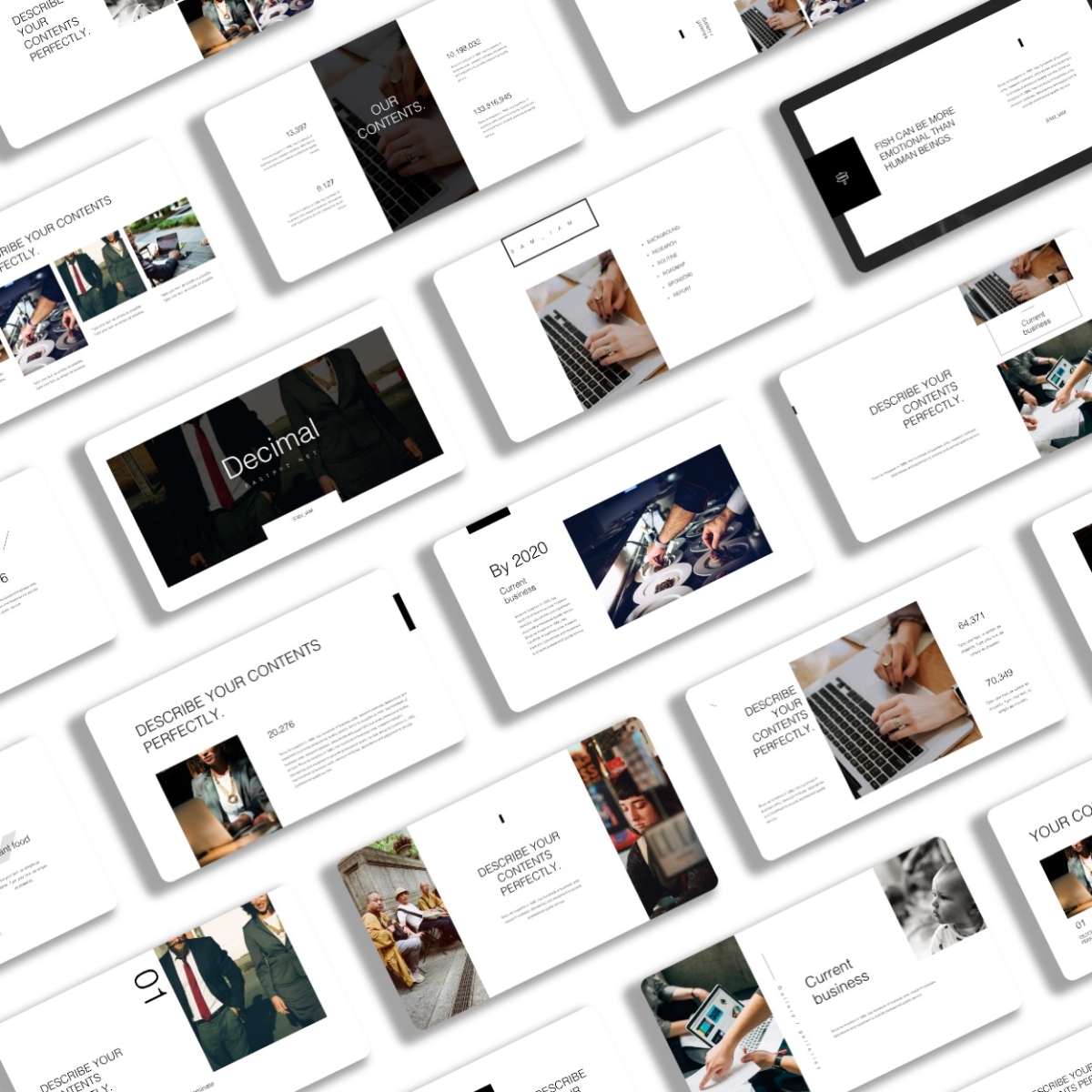 Photo Layout Presentation Template
