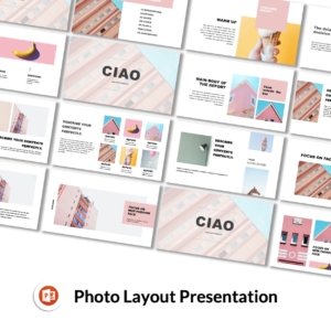 Creative Fashion Photo Layout Presentation Template