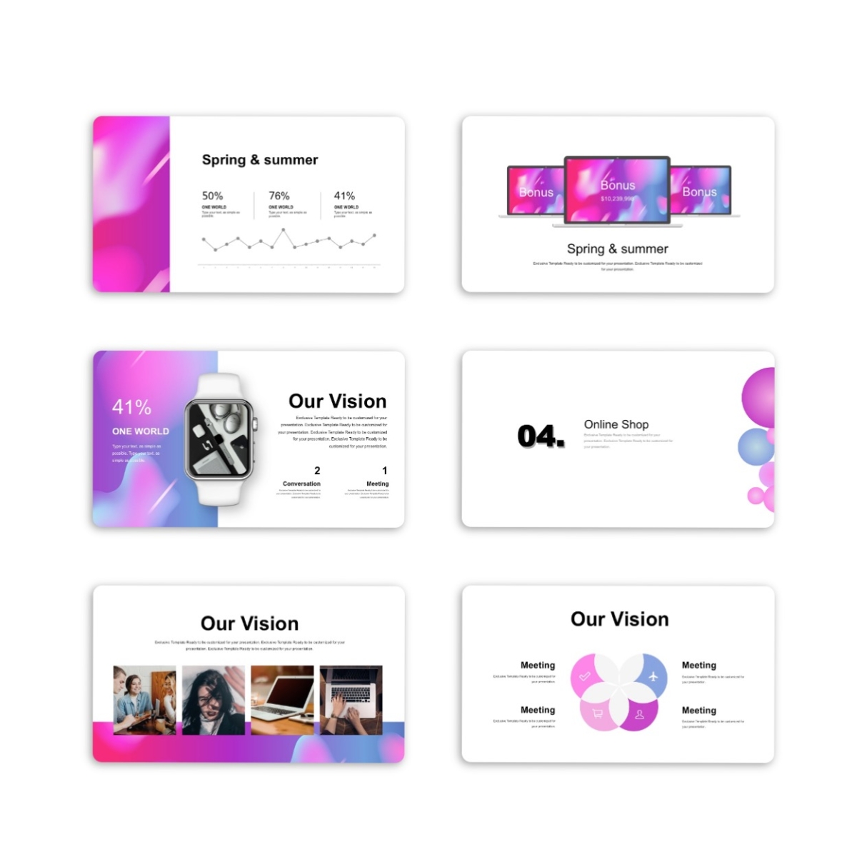 Colorful Useful Presentation Template