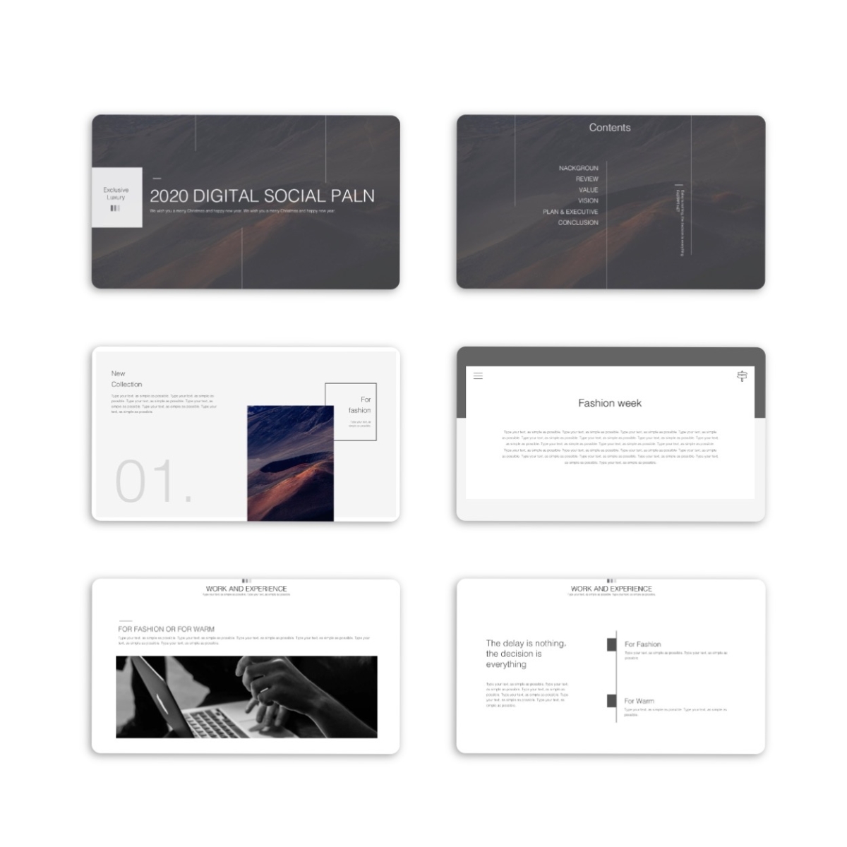 Clean Powerful Business PowerPoint Template