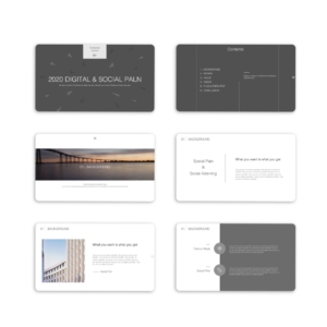 Professional Minimal Corporate Presentation Template – Original and ...