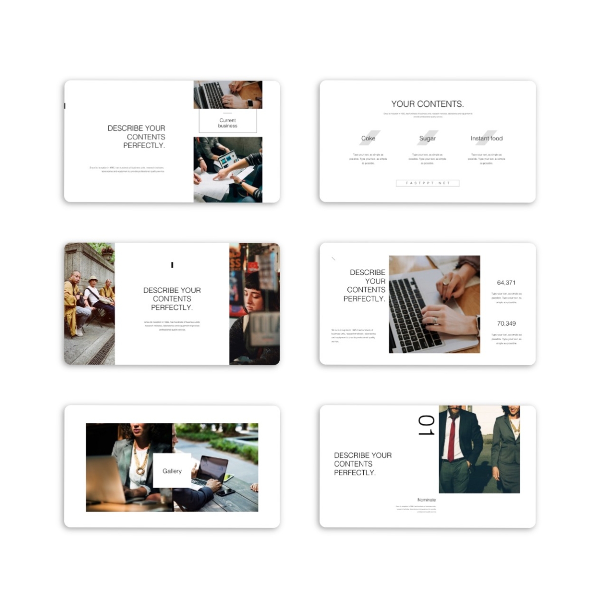 Photo Layout Presentation Template