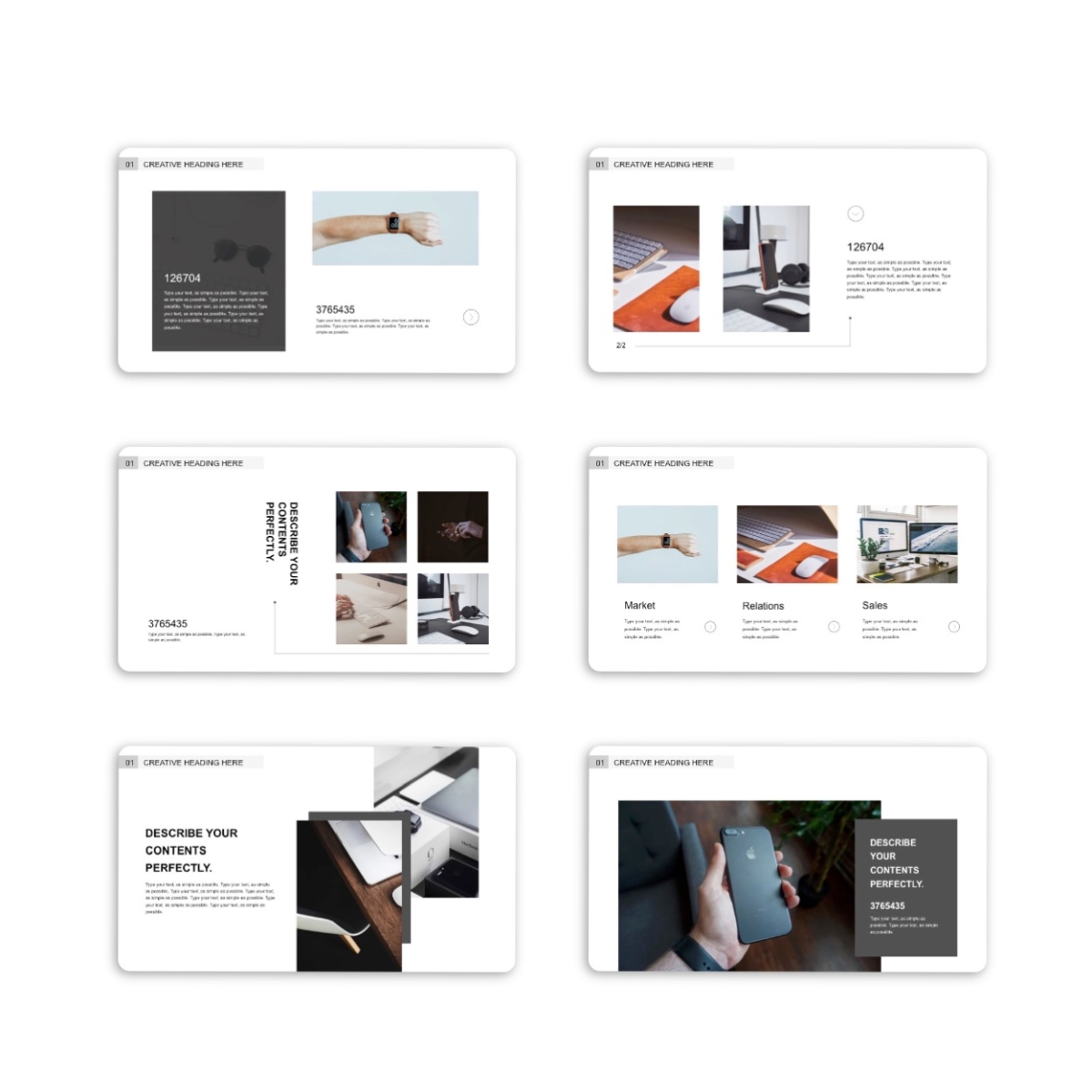 Google Slides-Business Design Minimal Presentation Template