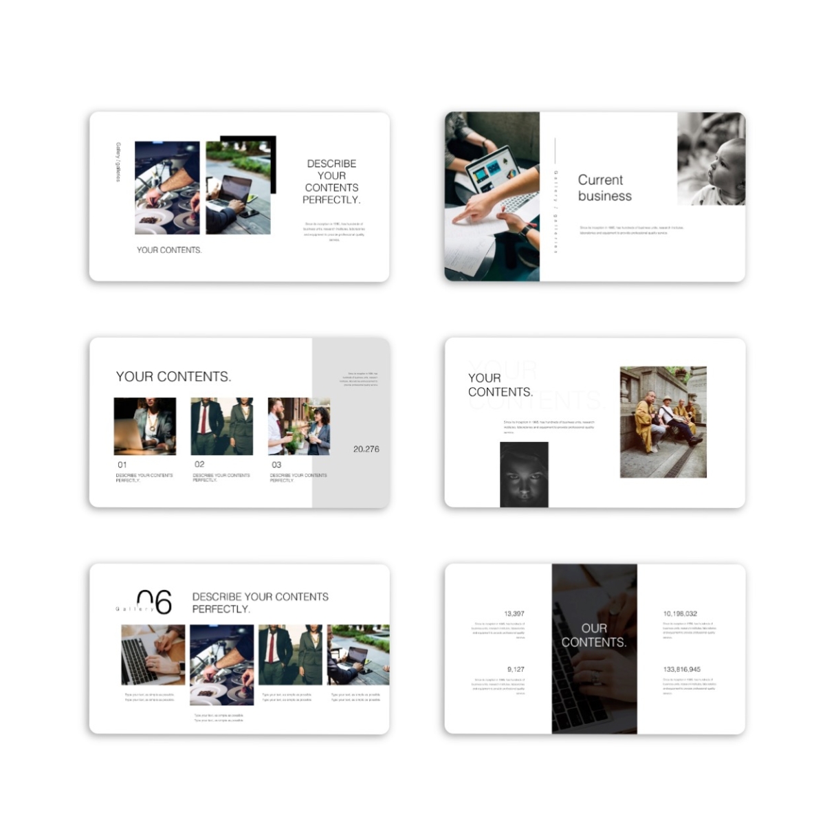 Photo Layout Presentation Template