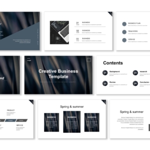 Annual Report Business Powerpoint Template