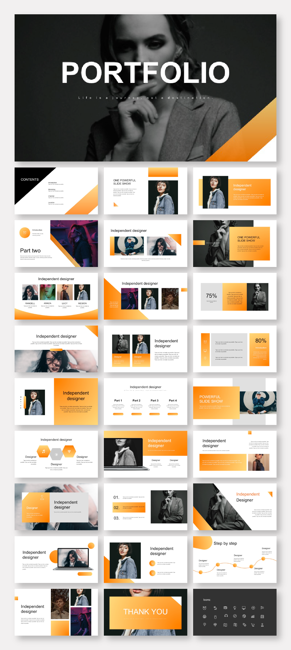 Professional powerpoint templates - persurfer
