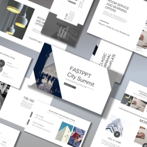 Black White Business Presentation Template