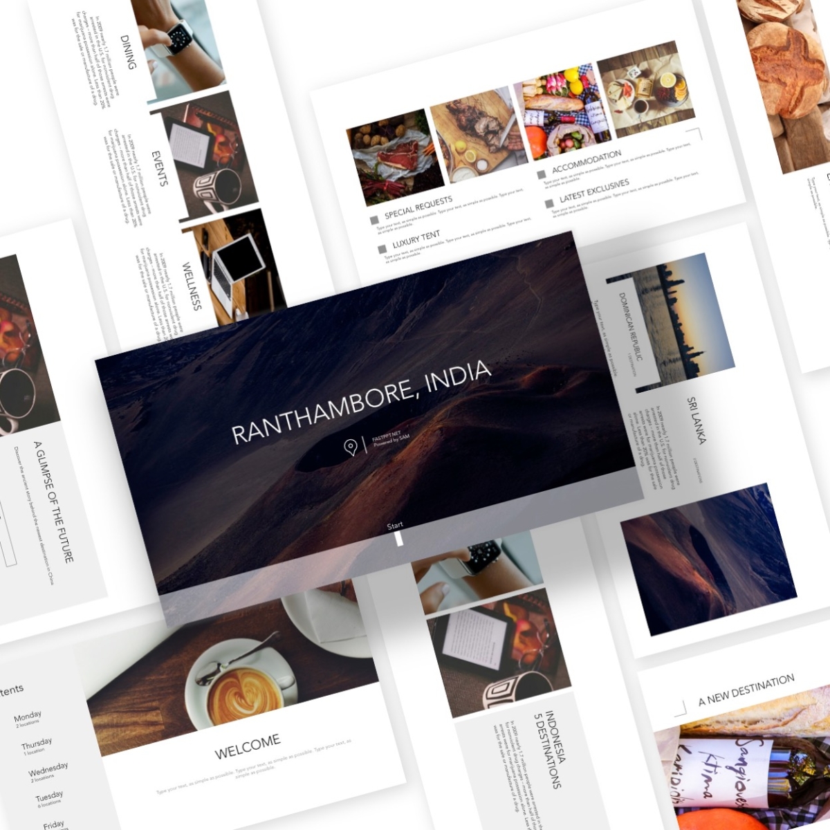 Clean Photo Layout Presentation Template