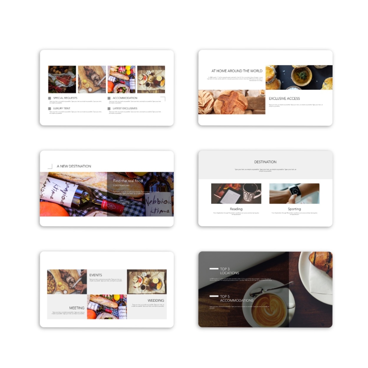 Clean Photo Layout Presentation Template