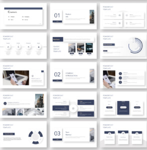 Clean Magazine Style Business Presentation Template – Original and High ...