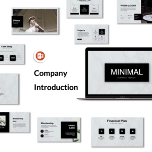 Black Marble Minimalist Business Plan Presentation Template