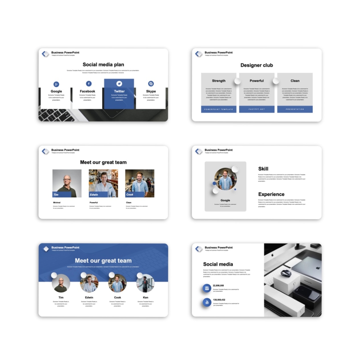Google Slides-A Company Introduction Business Plan Presentation Template
