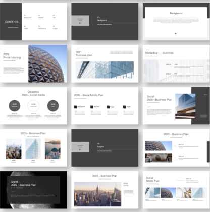 Clean Multipurpose Presentation PowerPoint Template – Original and High ...