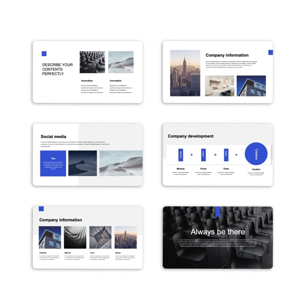 Google Slides-A Clean Company Introduction Presentation Template