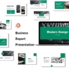 4 in 1 Art Business Report Presentation Template