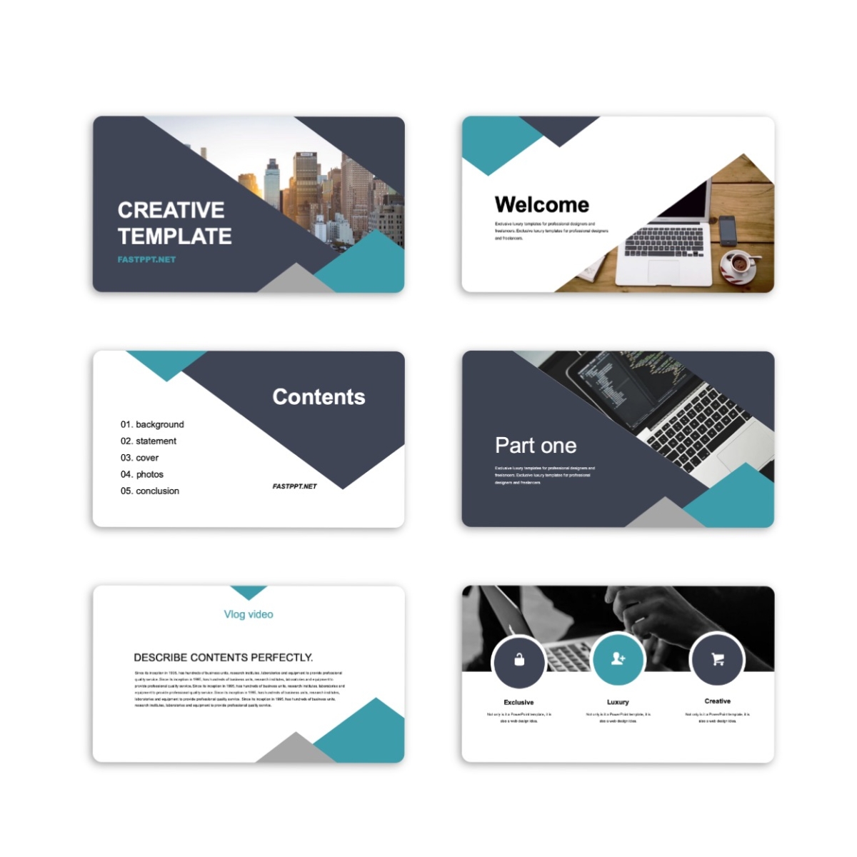 Business Stand Out Creative Presentation Template