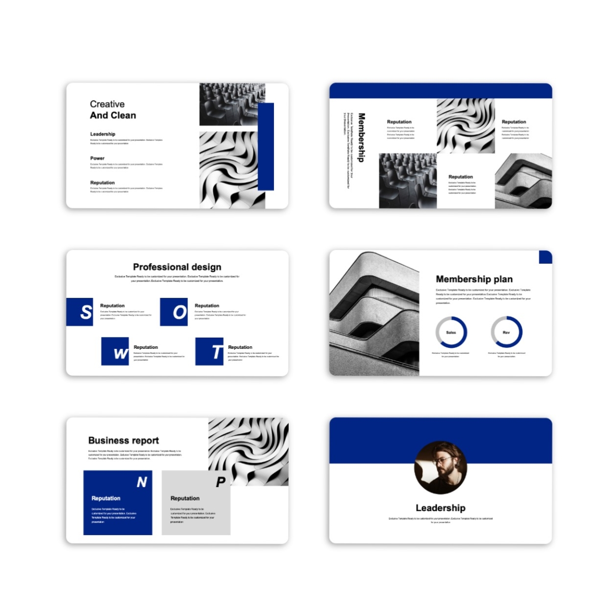 Google Slides-3 in 1 Creative Business Professional PowerPoint Template