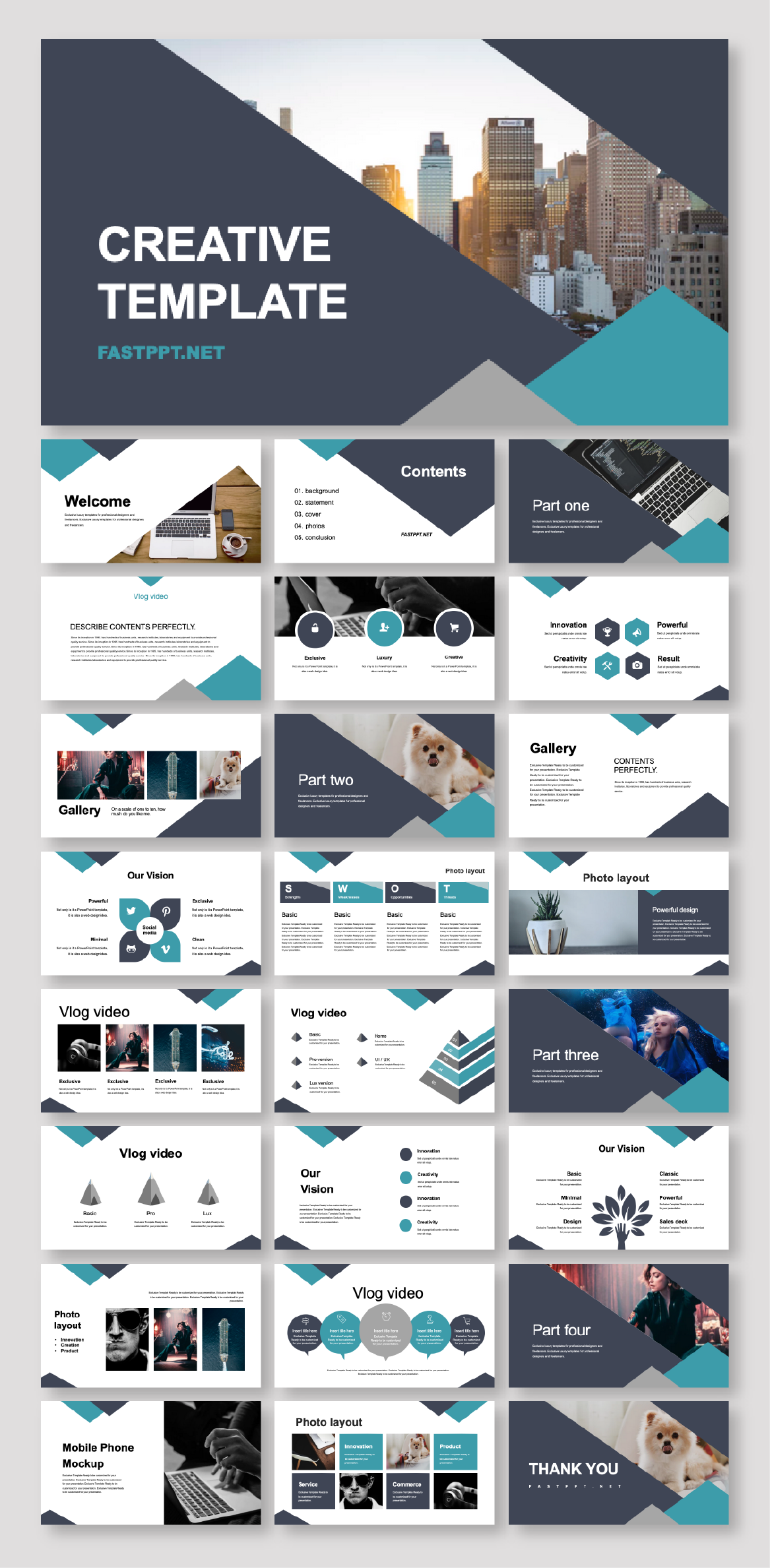 Business Stand Out Creative Presentation Template – Original and High  Quality PowerPoint Templates