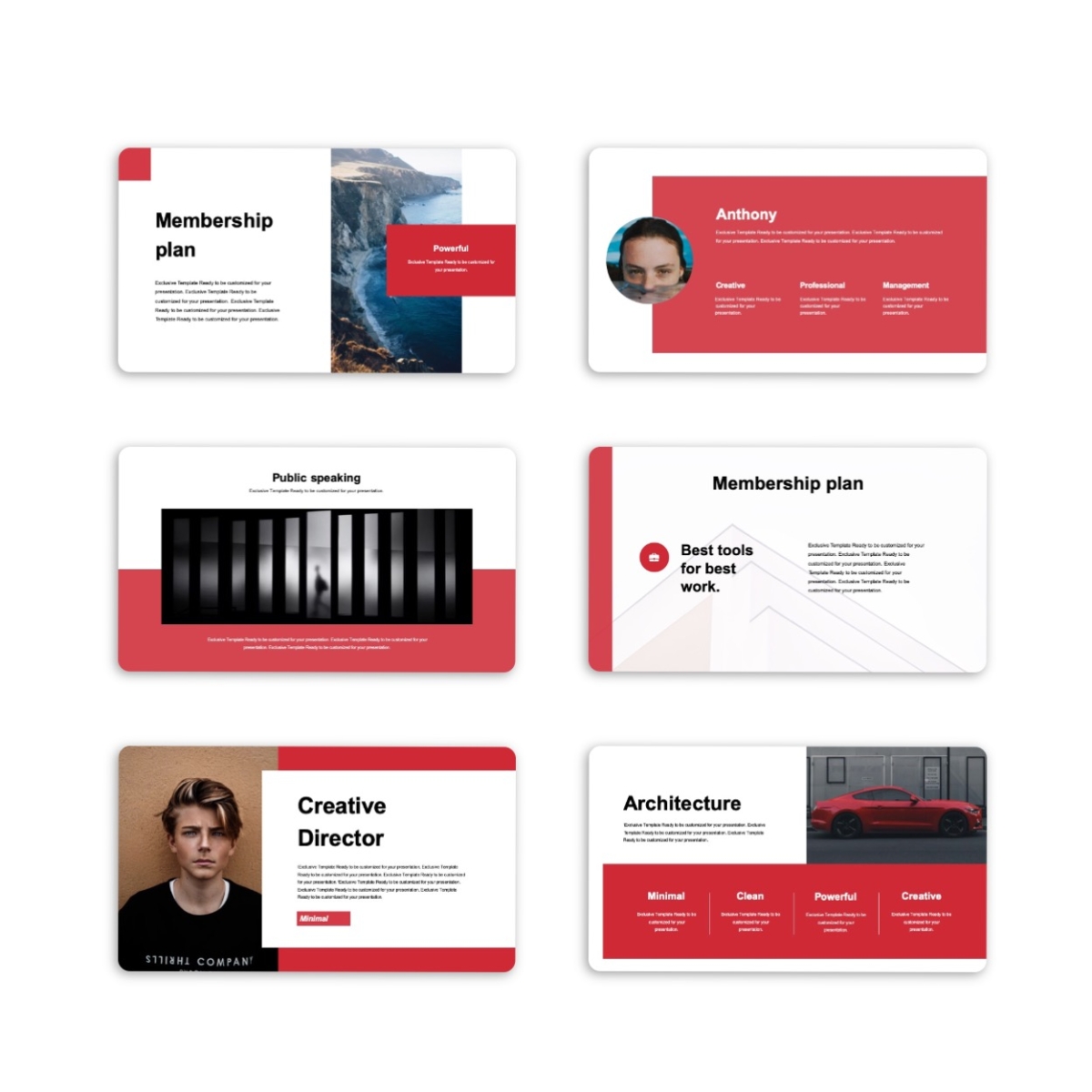 Annual Report & Business Plan Powerpoint Template