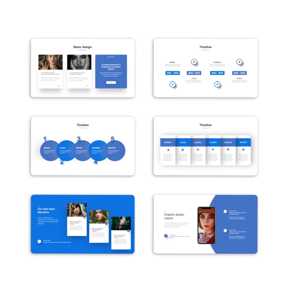 Blue Creative Business Plan PowerPoint Template