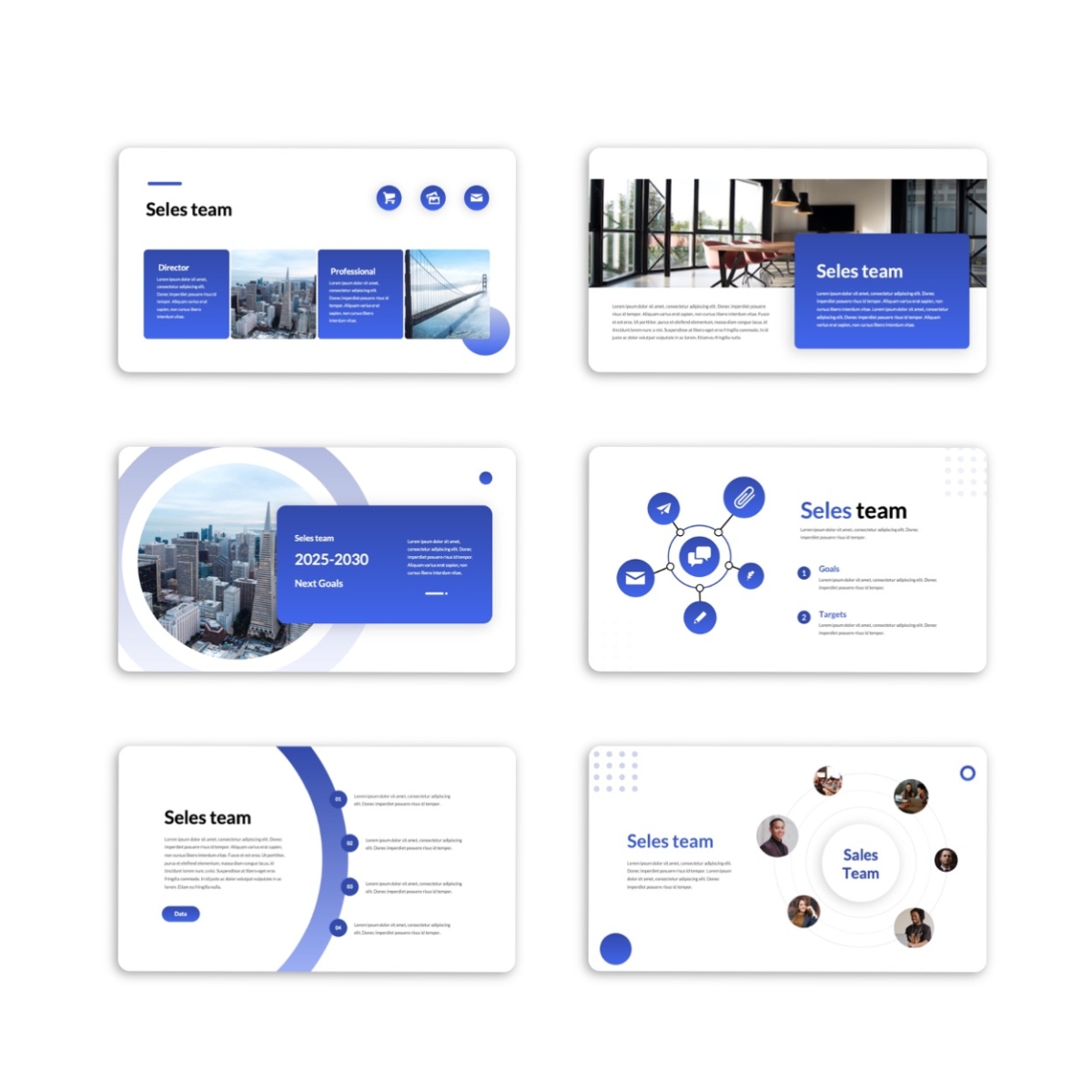 Sales Business Annual Report Presentation Template