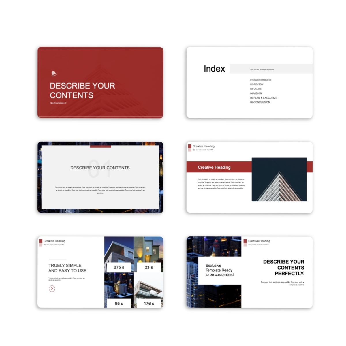 Creative Project Report PowerPoint Template
