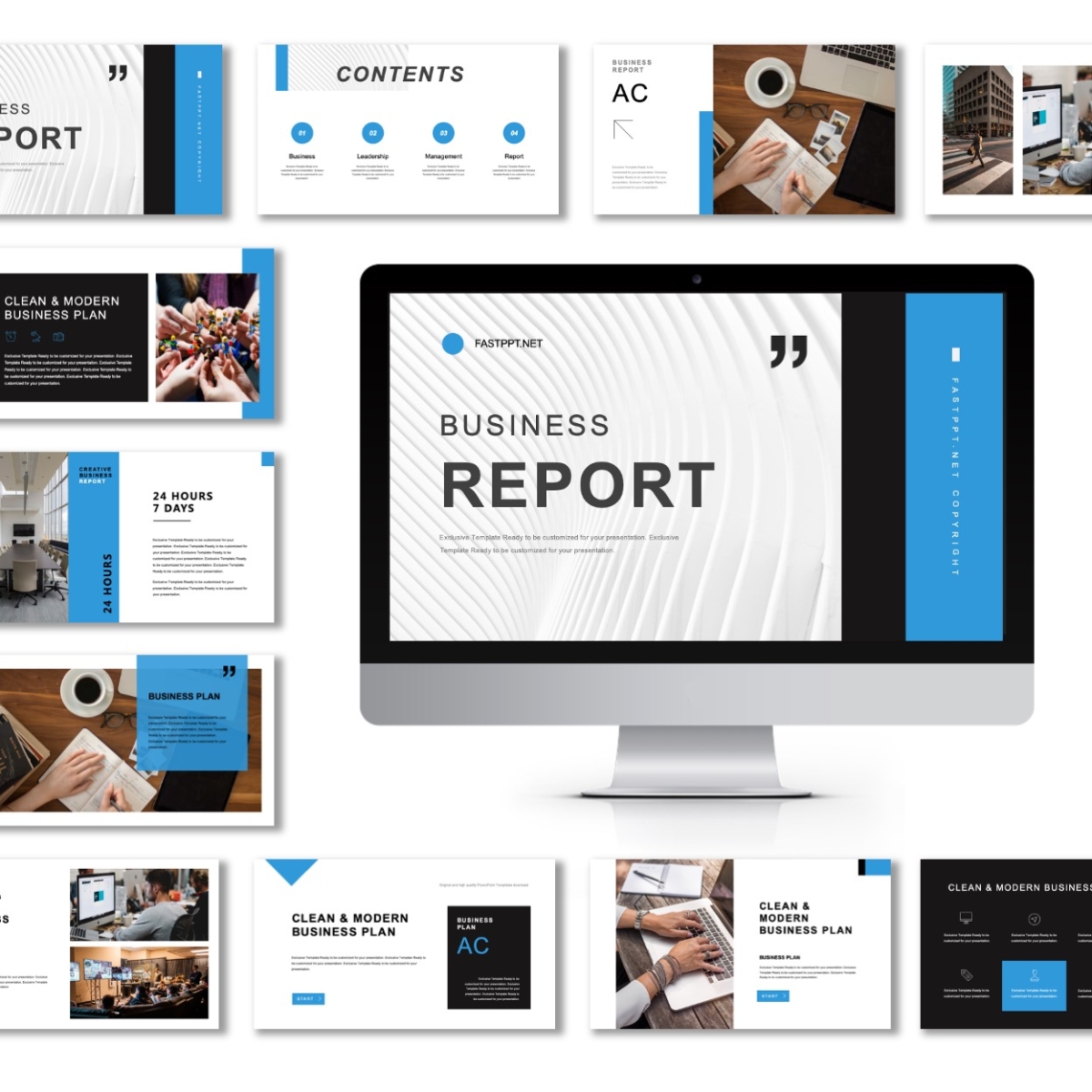 Annual Business Report Presentation Template