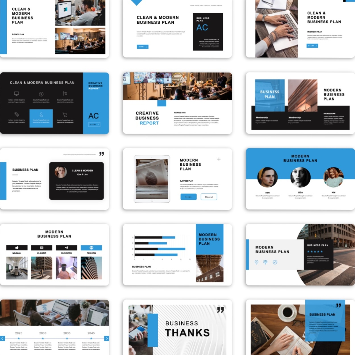 Annual Business Report Presentation Template