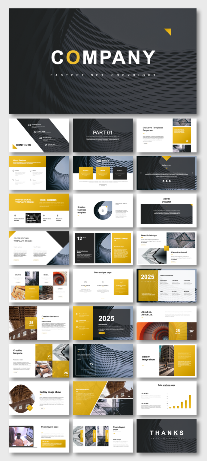 Company Business Presentation Template – Original and High Quality ...