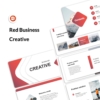 Beautiful Red Business Creative Presentation Template