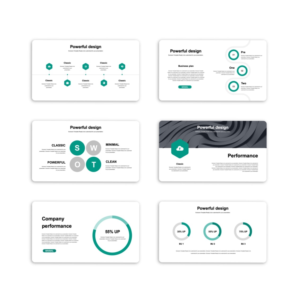 Google Slides-Business Analysis & Project Report Presentation Template