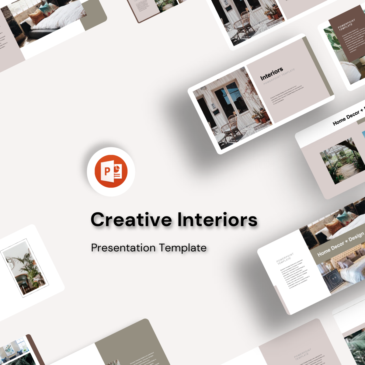 Creative Interiors Design Presentation Template