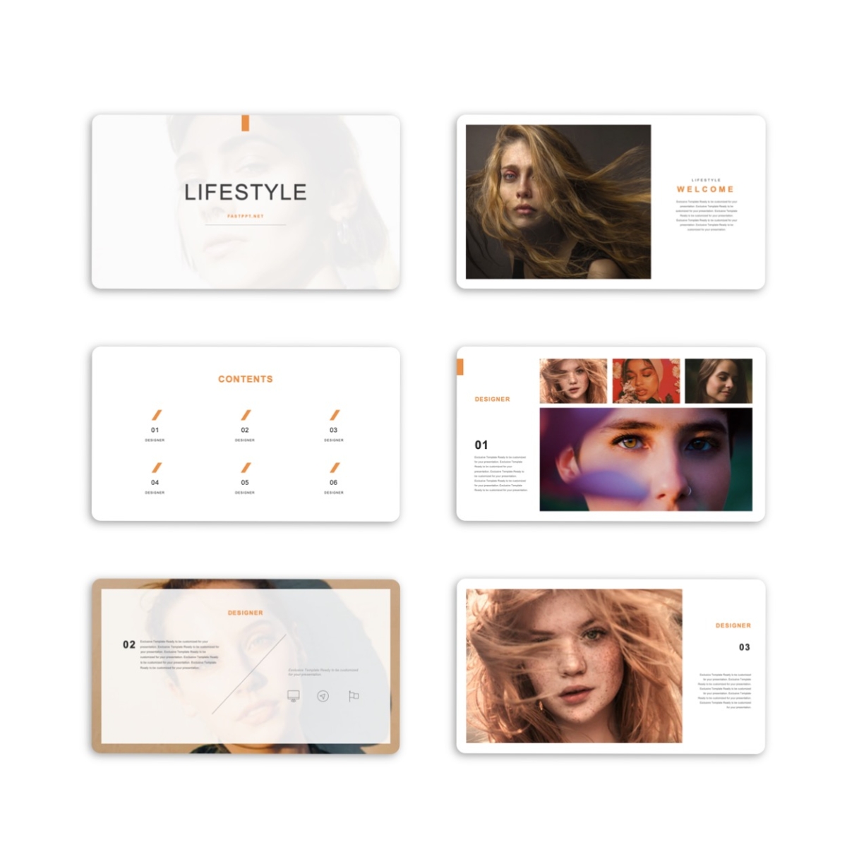 Google Slides-Minimal Stylish Photo Layout Presentation Template