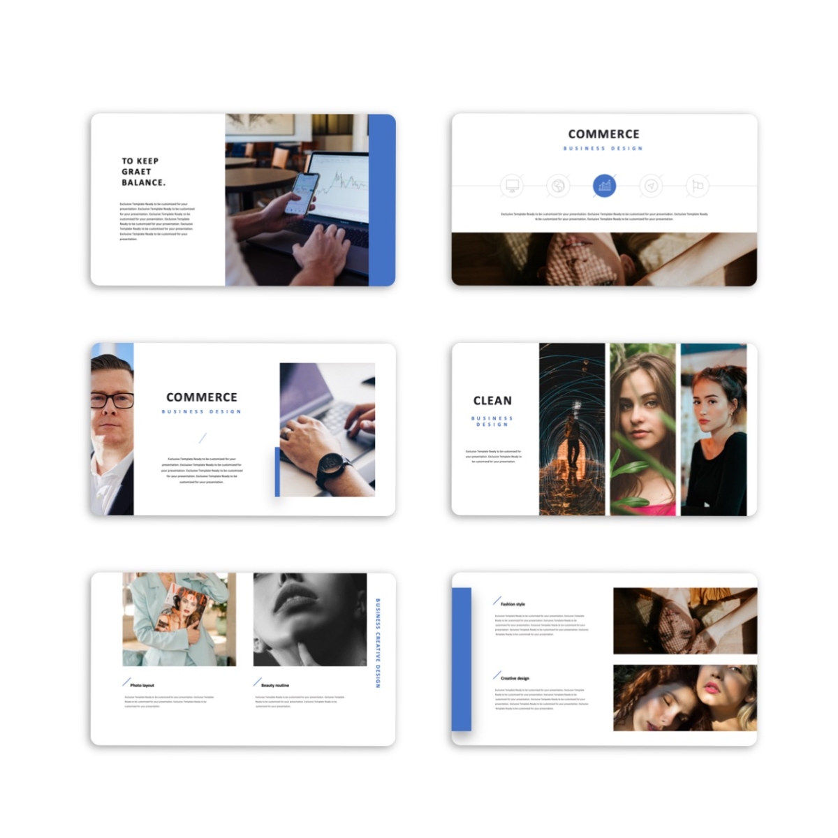 3 in 1 Fashion Business Presentation Template