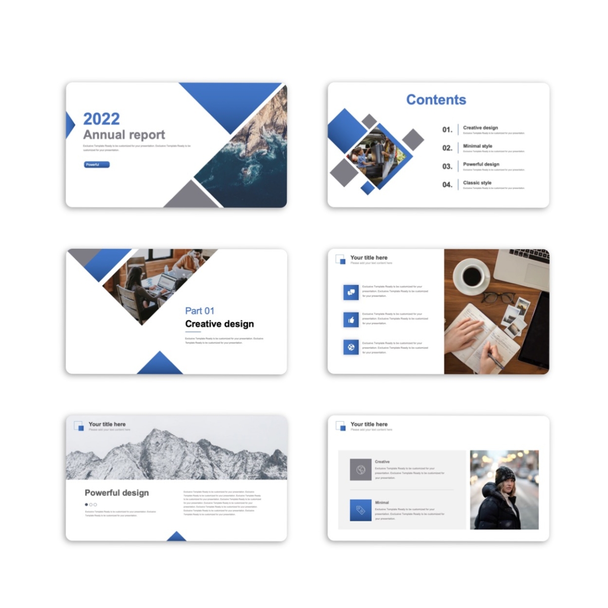 Business Analysis Annual Report Presentation Template