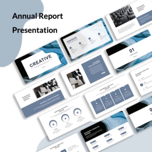 Annual Report Business Report Presentation Template