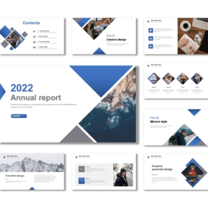 Business Analysis Annual Report Presentation Template