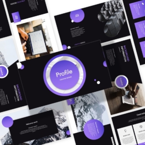 A Clean Company Profile Presentation Template