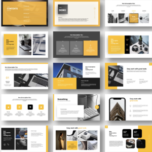 Clean Business Minimal Design Presentation Template