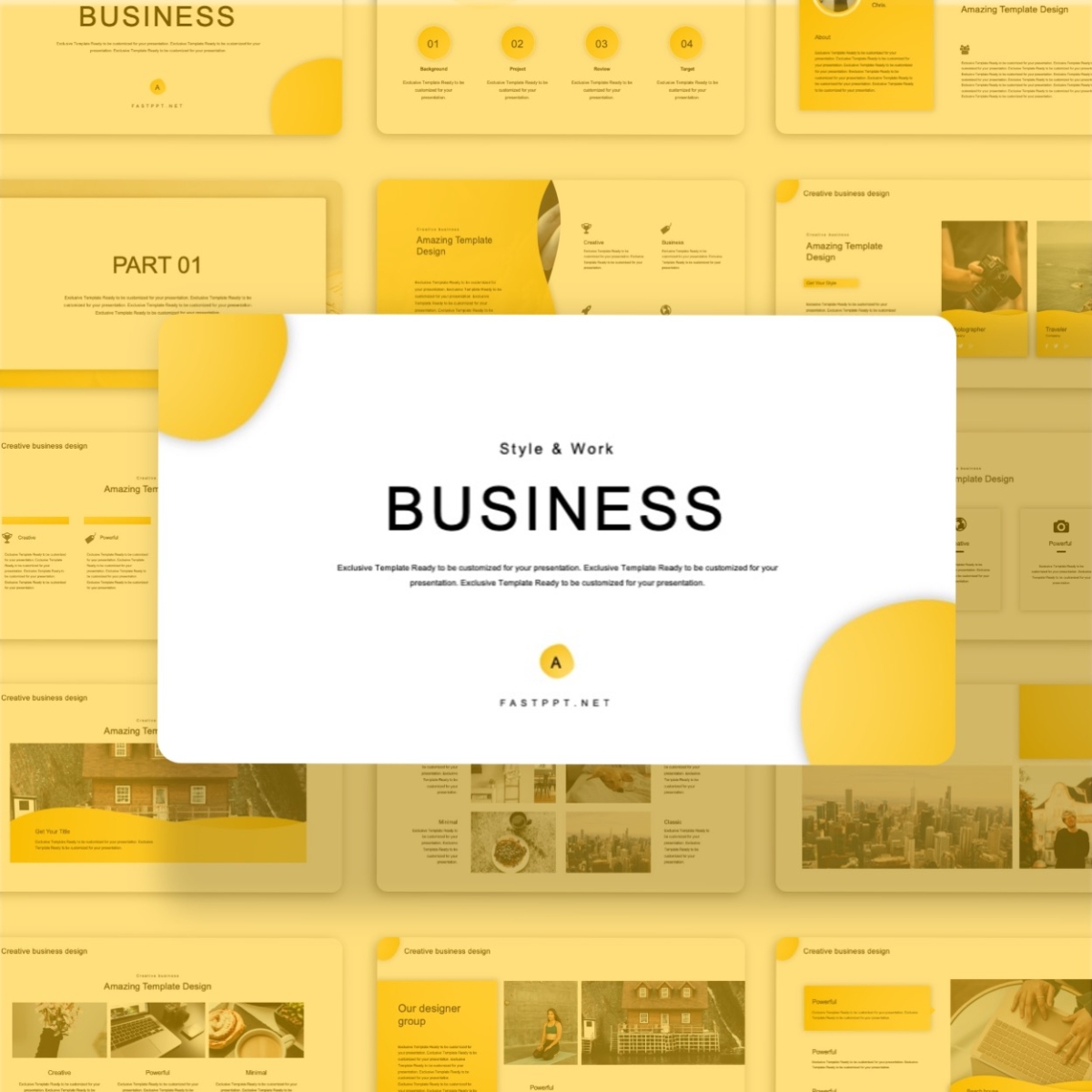 Beautiful Business Creative Design Presentation Template