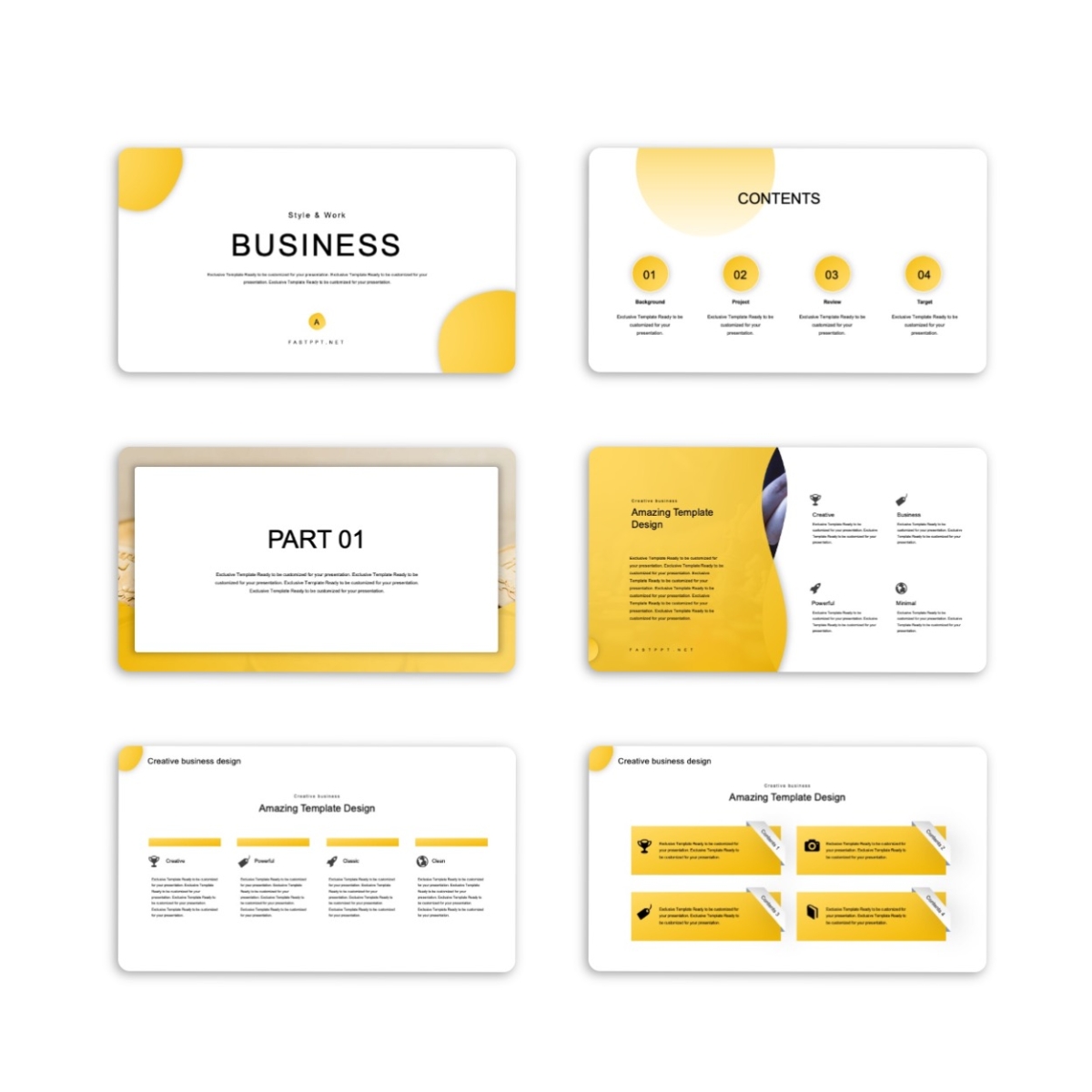 Beautiful Business Creative Design Presentation Template