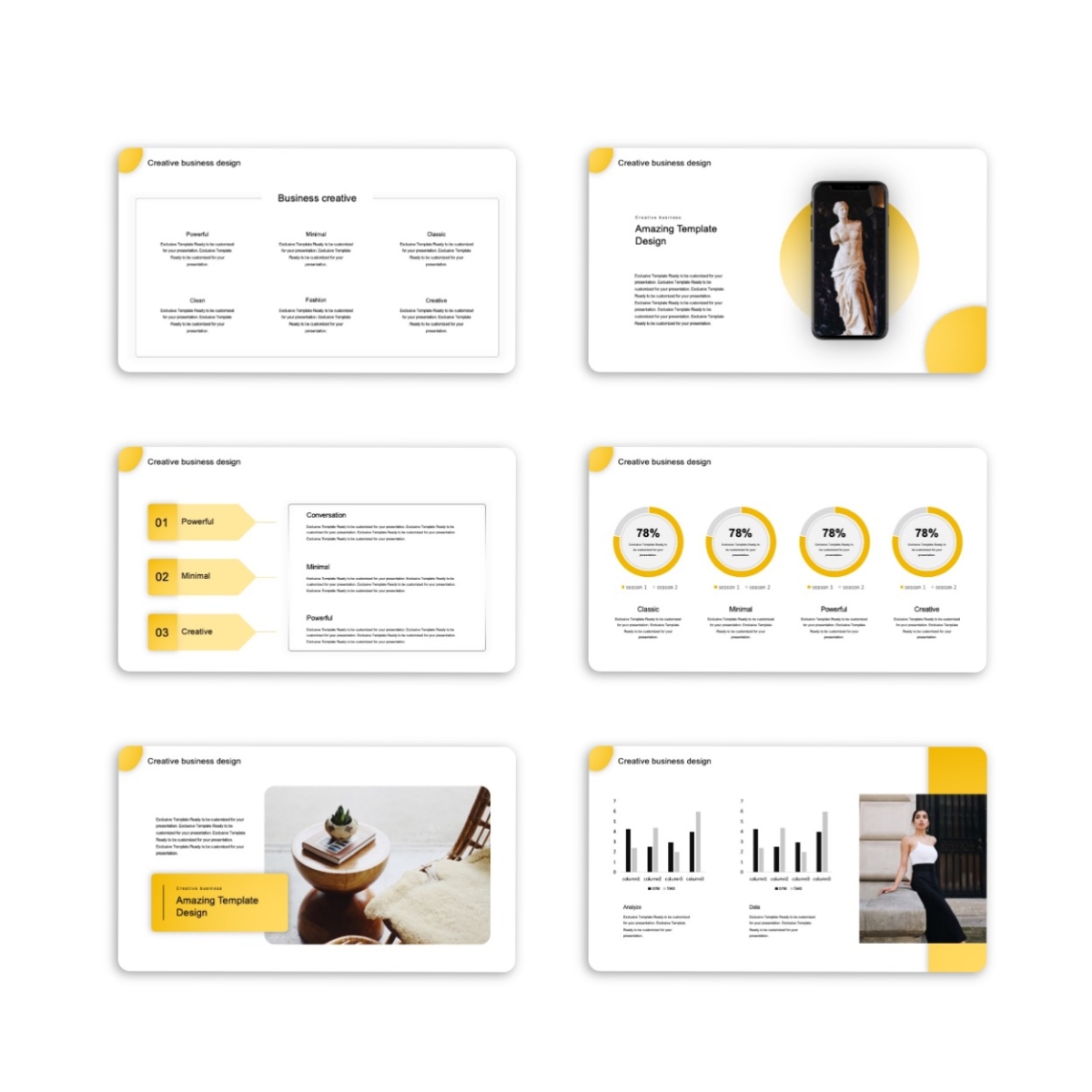 Beautiful Business Creative Design Presentation Template