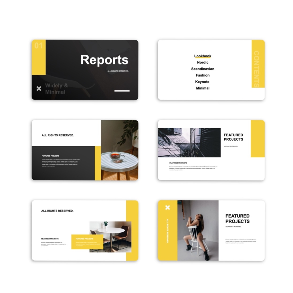 2 in 1 Minimal Professional PowerPoint Template – Original and High ...