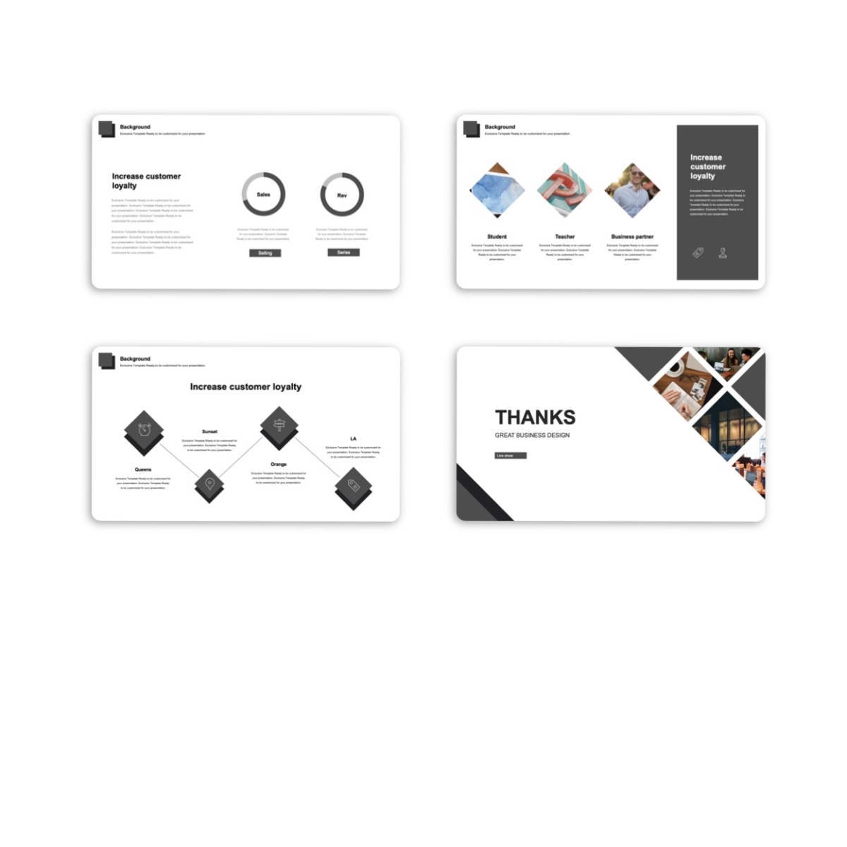 Google Slides-Creative Corporate Annual Project Report Template