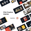 Chic Creative Interior Design PowerPoint Template