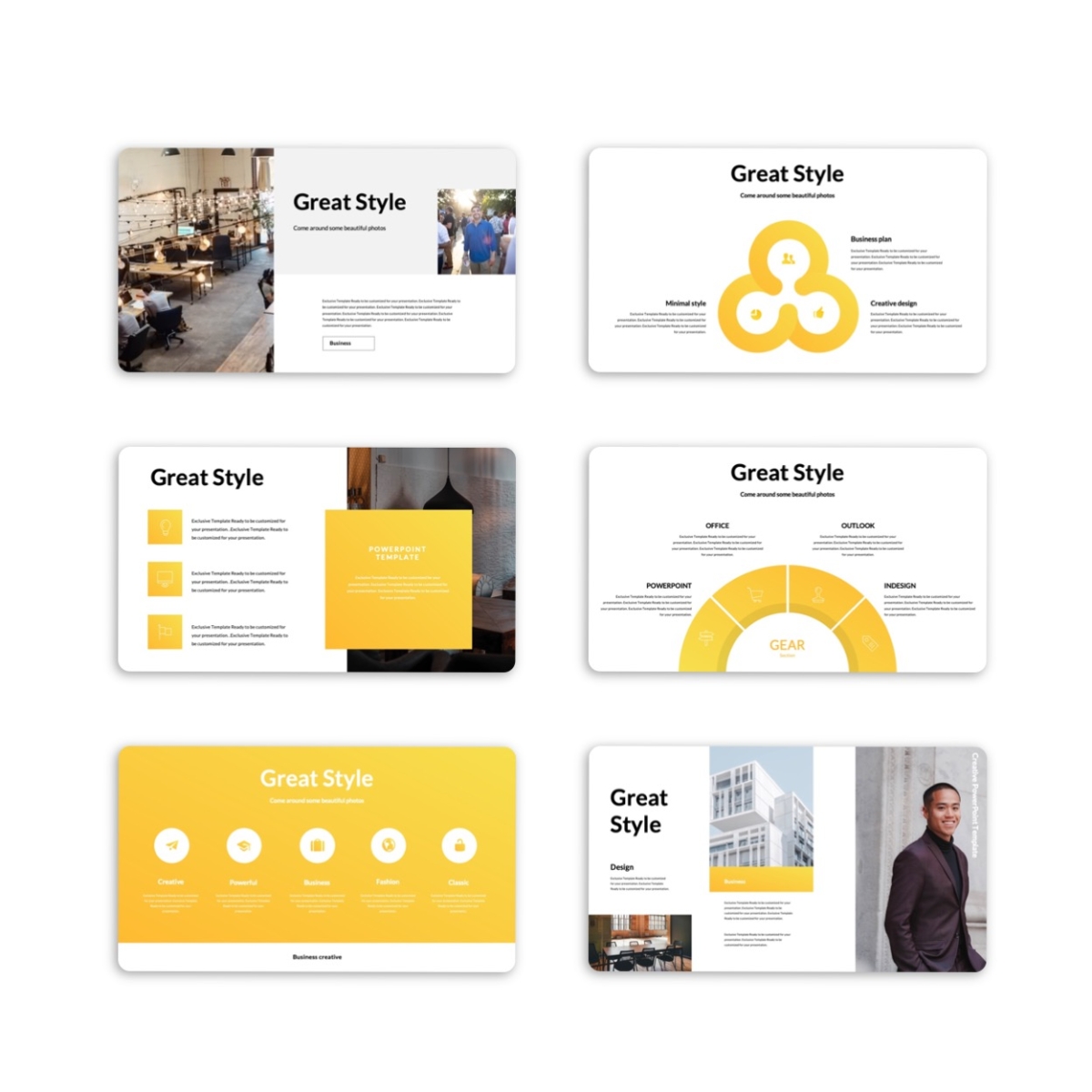 Google Slides-2 in 1 Corporate Professional PowerPoint Template